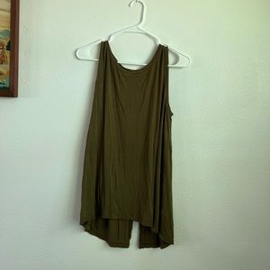 Old Navy Split Open Back Tank Top